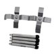 thumbnail image 5 of clips de pasadores de pastillas de freno,Kit de montaje de pastillas de freno trasero pasadores clips BPF1266A,Hardware KIT310 LX0263 109-1266 QK1266,Los repuestos para vehículos PFK362 se, 5 of 8