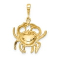 thumbnail image 4 of FJC Finejewelers 10 kt Yellow Gold Cancer Zodiac Charm 35 x 25 mm, 4 of 6