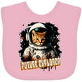 thumbnail image 3 of Inktastic Astronaut Space Future Explorer Funny Cat Boys or Girls Baby Bib, 3 of 4