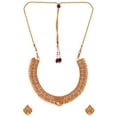 thumbnail image 3 of Crunchy fashion Traditional Ethnic Gold-Plated Choker Jewellery Set, 3 of 6