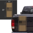 thumbnail image 2 of American USA Flag Racing Stripes Truck Tailgate Vinyl Decal Sticker Sport Lines Styling Straight Lines Compatible with Most Pickup Trucks Back Graphic Sporting (11" x 25", Light Brown), 2 of 8