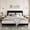 Black, variant on Twin Bed Frame with Headboard, Corduroy Upholstered Platform Bed with Wooden Slats Support - No Box Spring Needed & Noise Free, Easy Assembly, for Bedroom Apartment, Green