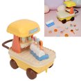 thumbnail image 1 of Sweet Treats Cart Toy, Mini Ice Cream Cart Safe Plastic Movable Wheels  for Birthday, 1 of 6