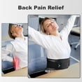 thumbnail image 4 of Faja lumbar ligera AllyFlex Sports® para hombres y mujeres bajo el uniforme, con doble almohadilla lumbar 3D médica para aliviar el dolor lumbar, malla transpirable con estribos ajustables para la ten, 4 of 5
