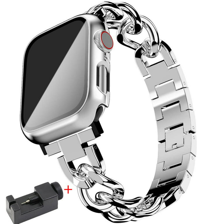 Bracelet For Apple Watch Series 7 6 iwatch Band 41mm- 45mm Stainless Steel  Strap
