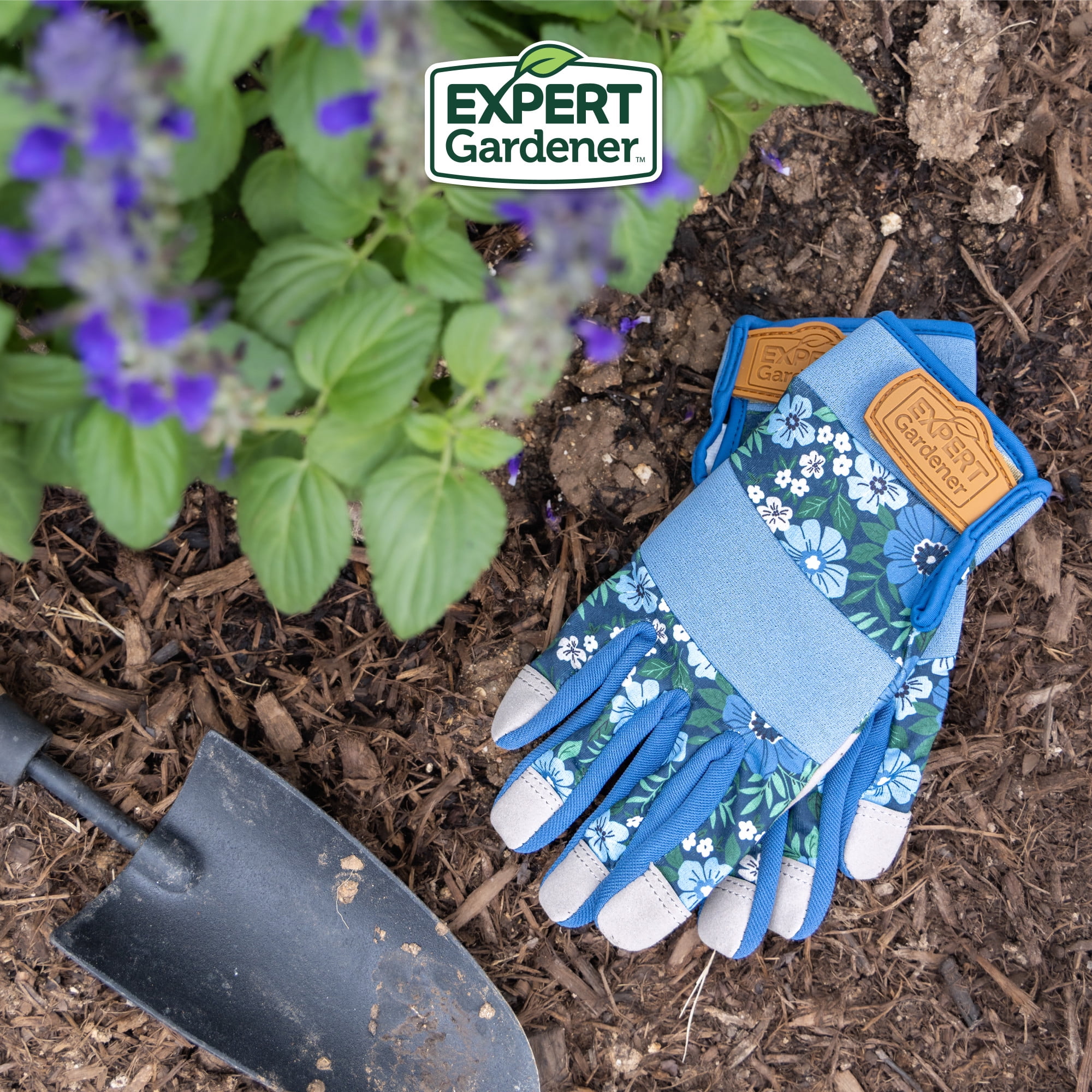 Expert Gardener Womens Cooling, Adustable Wrist, Synthetic Leather Gardening Gloves, Size M