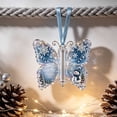 thumbnail image 5 of Christmas Cash Gift Butterfly Ornament, Acrylic Money Holder for Rolled Bills, Snowman Holiday Tree Hanging Decoration for Family Gift Giving, 5.12 x 4.33 Inch, 5 of 7
