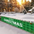 thumbnail image 5 of Moocorvic Christmas Banner Outdoor - 98.42x19.68 Inches, Christmas Front Porch Trim, Christmas Yard Banner, Christmas Yard Trim, 5 of 6