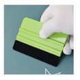 thumbnail image 5 of 2pcs Vinyl Felt Squeegee, Vinyl Squeegee with Plastic Felt Edge, Graphic Scraper Application Tool green, 5 of 5