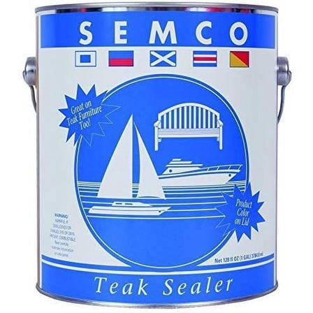 Semco Teak Sealer, 1 Gallon, Goldtone
