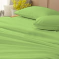 thumbnail image 3 of D.N.G. BEDDINGS Luxury 4 Piece Sheet Set with 8 Inch Deep Pocket 800 Thread Count 100% Egyptian Cotton Solid Sage Color Full Size, 3 of 4