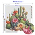 thumbnail image 3 of Diamond Art Kits for Adults, Cactus Round Full Drill Gem Art for Beginners (16''x12''), 3 of 7