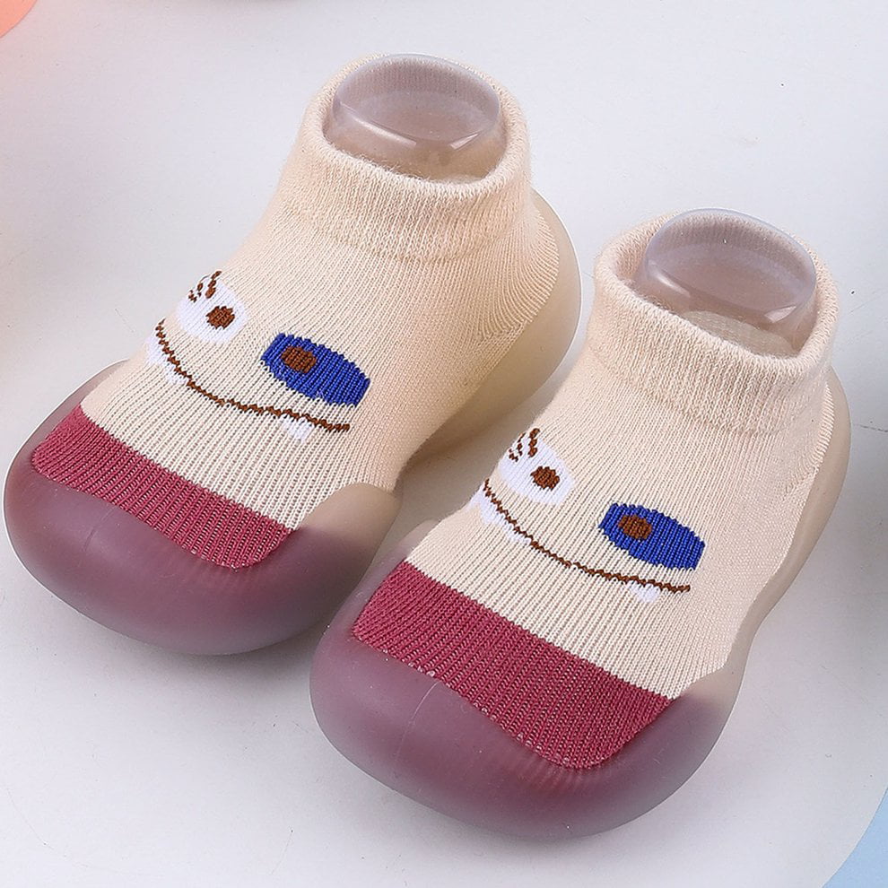Cute Baby Girl Boys Anti-slip Socks Infant Toddler Newborn Sole Shoes Socks 