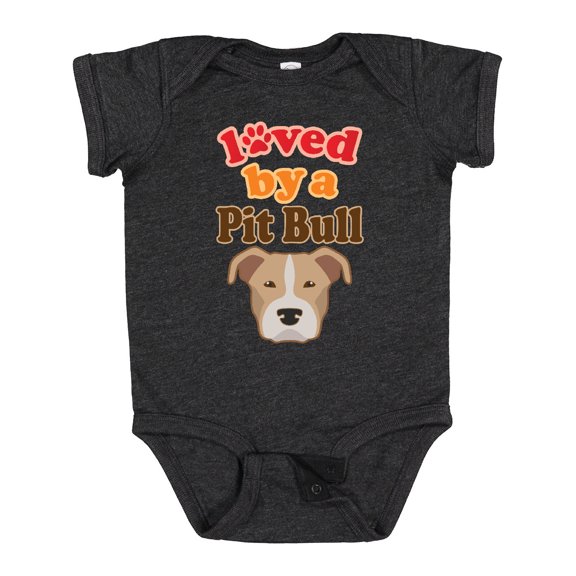 Inktastic Pit Bull Terrier Dog Lover Boys or Girls Baby Bodysuit