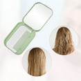 thumbnail image 6 of Unique Bargains 1 Pc Women's Durable Foldable Mirror Comb for Curly Straight Dry Hair Green, 6 of 6