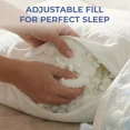 thumbnail image 5 of Memory Foam Pillow, Breathable Adjustable Firm Pillow with Shredded Memory Foam Fill, Supportive Pillows for Back & Side Sleepers with Washable Cover, 5 of 9
