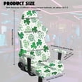 thumbnail image 3 of Jiueut Green Shamrock Print Gaming Chair Cover, Soft Computer Reclining Gaming Chair Seat Cover with Armrest Cover Stretchable Computer Desk Chair Seat Protector Saint Patrick's Day Decor, 3 of 7