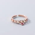 thumbnail image 6 of 925 Silver Adjustable Open Ring For Women Minimalist Thin Band Jewelry Elegant Fashion Rings Daily Wear Durable, 6 of 6