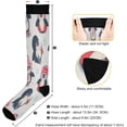 thumbnail image 3 of FREEAMG Cute Christmas Penguin Compression Socks for Women Men,Knee High Stockings for Athletic Sports,Running,Travel, 3 of 7