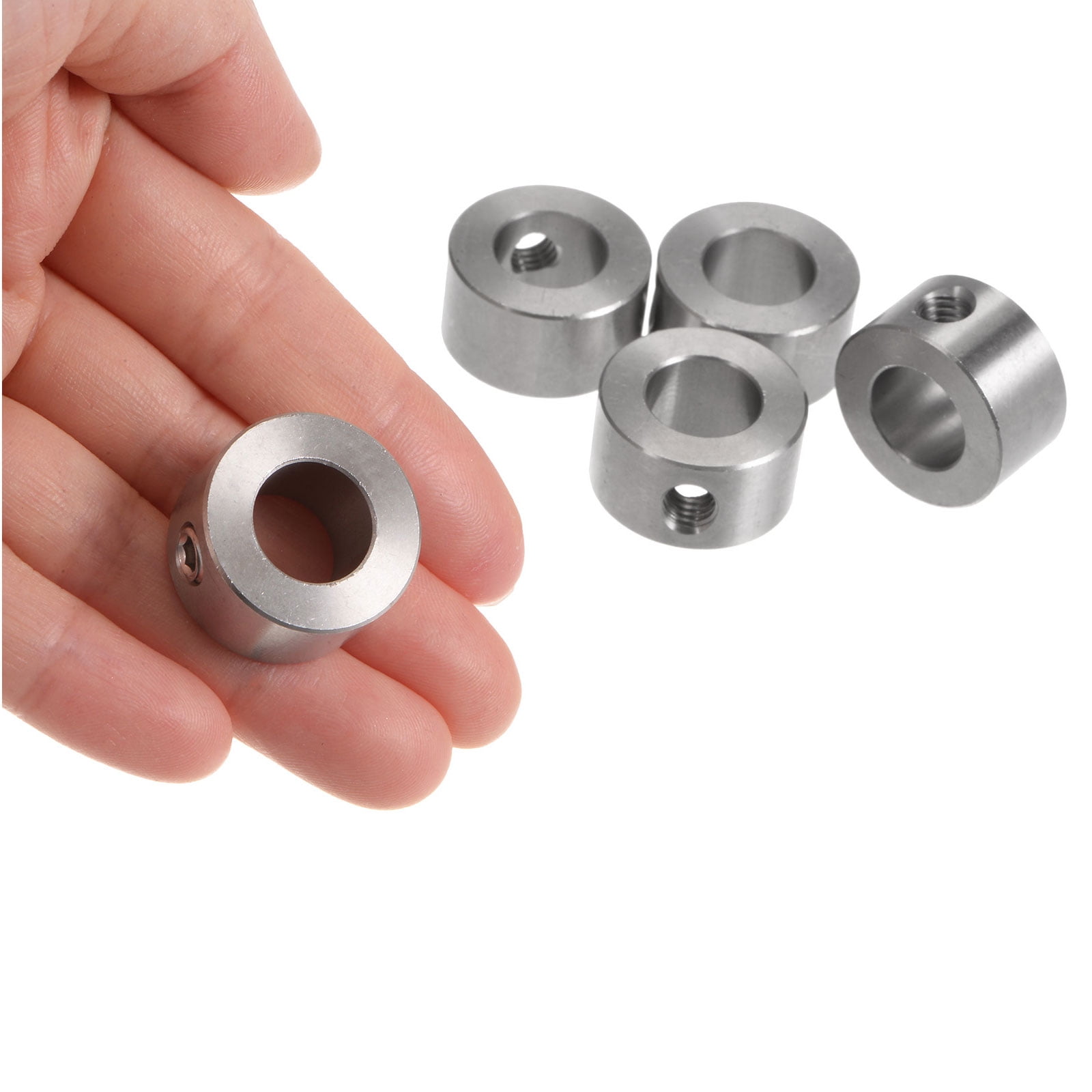 12Pack Set Screw Shaft Collars 12mm ID Gear Stopper Wheel Collar with Hex Wrench