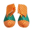 thumbnail image 1 of Un par de zapatos de payaso de tamaño promedio, zapatos de payaso de disfraz de Halloween de colores brillantes para mujeres y hombres., 1 of 6