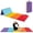 Multi-Color, variant on Costway 5-Panel Folding Gymnastics Thick Mat 6.6' x 2.5' Tumbling Mat for Kids Multicolor