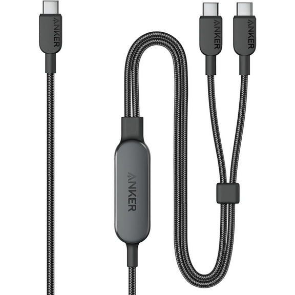 Anker USB C Cable, 4 ft 2-in-1 USB C to USB C Cable 140W Max