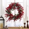 thumbnail image 4 of 29" EUCALYPTUS/BERRY WREATH, 4 of 8