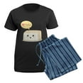 thumbnail image 5 of CafePress - Kawaii Tofu Asking People To Women's Dark Pajamas - Women's Short Sleeve Print T-Shirt and Pants Dark Cotton Pajama Set, 5 of 7