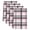 Pink, variant on Orange Black Plaid Kitchen Towels Set of 1, Absorbent Microfiber Dish Tea Towels with Hanging Loop, Farmhouse Orange Black Checkered Resuable Hand Towel for Home Kitchen Cooking Cleaning 18"x28"