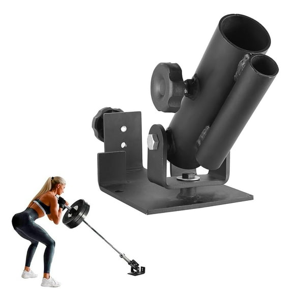 Signature Fitness T-Bar Row Platform for 2" or 2.5" Power Cages – Full 360° Swivel & Easy to Install – Fits 1” Standard and 2” Olympic Bars