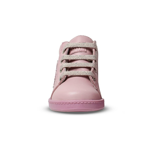 Tenis para nina en piel con detalles de corazon en lateral y forro interior de piel Dogi Tenis para nina Walmart en linea