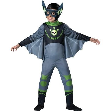 Wild Kratts Child Costume Green Chris Kratt Bat