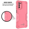 thumbnail image 4 of CoverON For Motorola Moto G 5G 2022 Phone Case, Military Grade Heavy Duty Rugged Cover Grip, Pink, 4 of 10