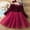 Red, variant on Wavsuf Girls Dresses Sequins Tulle Long Sleeve Gray Princess Dress Size 100
