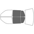 thumbnail image 2 of Avery Dennison NR Nano Ceramic IR Window Tint Kit Compatible with Volkswagen Jetta 1993-1998 - Back, 2 of 8