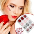 thumbnail image 5 of Limited Time Deal karymi 12 Boxes of Valentine's Day Heart-shaped Glitter Nail Art Color Mixed Heart-shap Family Gifts Clearance Sales Clearance, 5 of 9