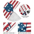 thumbnail image 2 of FMSHPON American Flag Tree Skirt Independence Day Xmas Christmas Tree Skirt Stand Mat for Holiday Party Decoration Indoor Outdoor 48 inches, 2 of 6