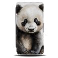 thumbnail image 1 of Baby Panda Bear Watercolour Picture Flip Wallet Case Pandas Photo China AX70,iPhone 16 Pro, 1 of 3