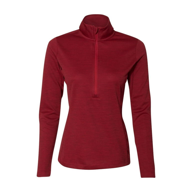 Russell Athletic B62734704 Womens Striated Quarter-Zip