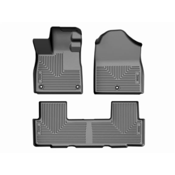 Husky Liners 96131 WeatherBeater Front & Second Seat Floor Liners - 3 Piece Fits 2026 Honda Passport