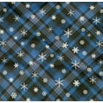 thumbnail image 5 of oneOone Cotton Poplin Twill Medium Blue Fabric Christmas Craft Projects Decor Fabric Printed By The Yard 56 Inch Wide, 5 of 6