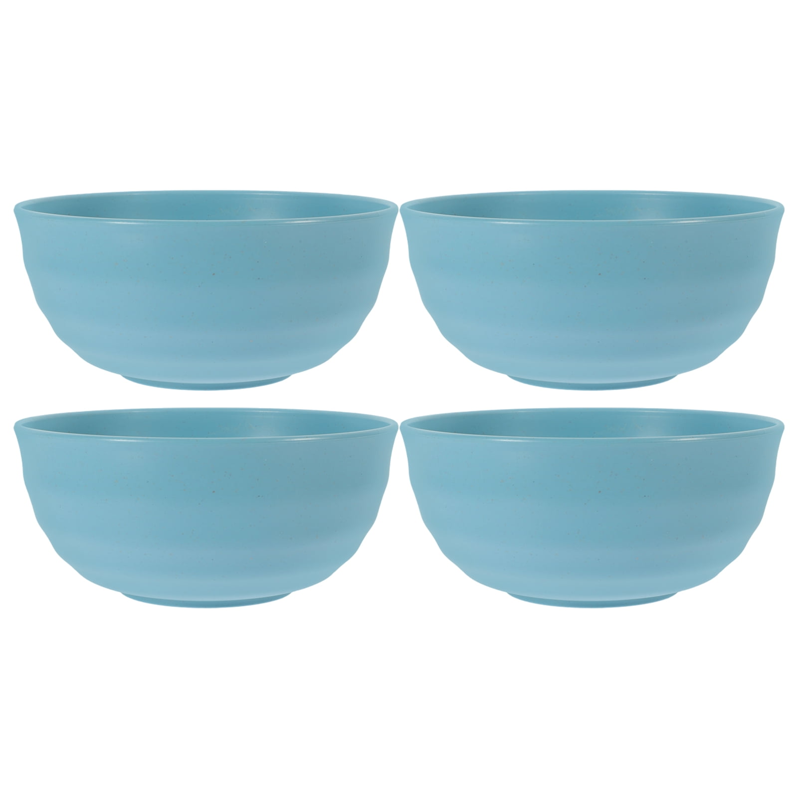 Raindrops 4pcs Wheat Straw Bowl Unbreakable Cereal Bowls Dessert Bowls for Serving Soup Oatmeal Pasta