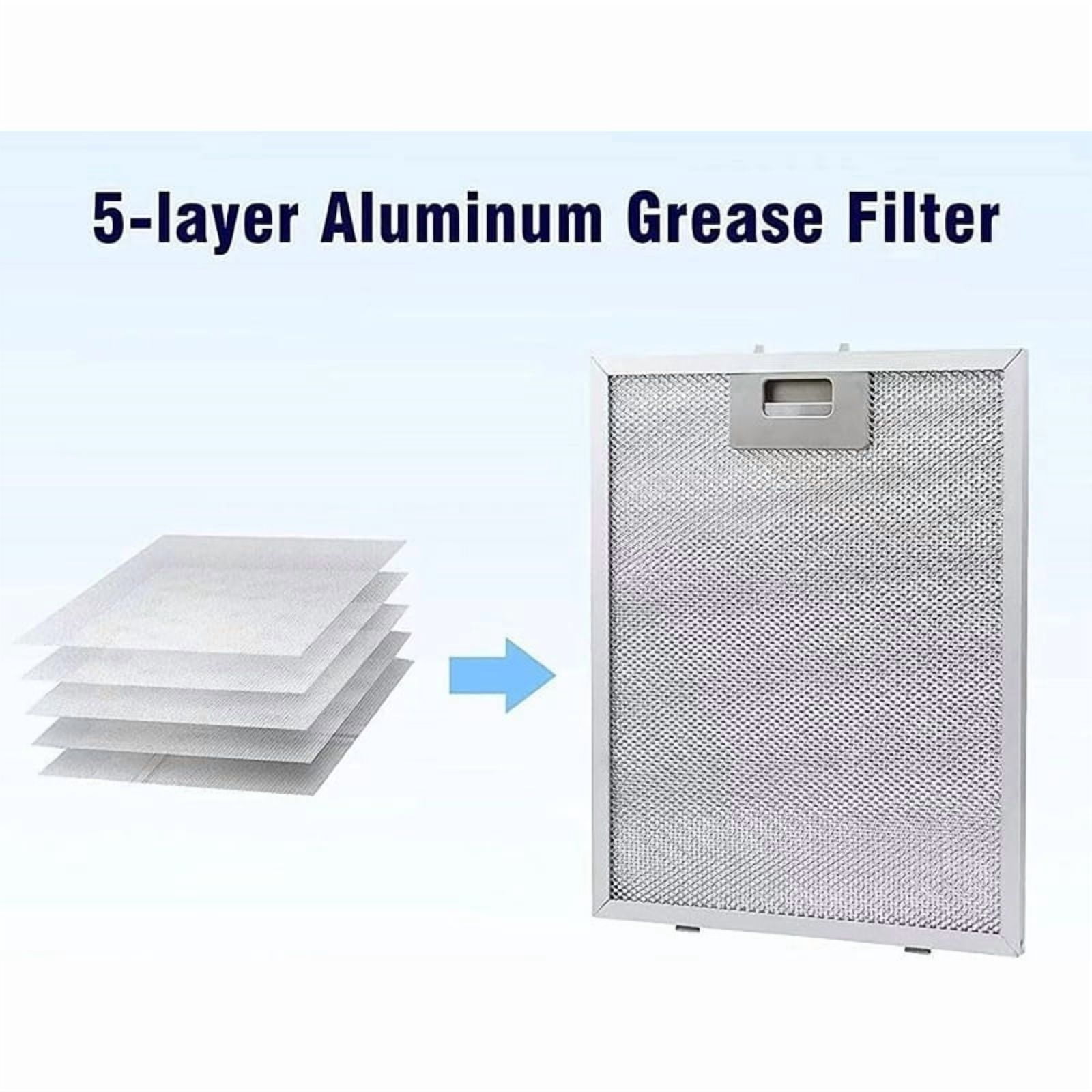 Aluminium Range Hood Grease Filter - Metal Mesh Ventilation Aspirator for Kitchen Extractor, Cooker Hood Replacement