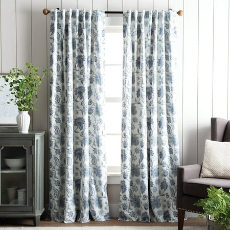 Martha Stewart Collection Jakarta Backtab Lined Panel Pair, 84", Created For Macy's