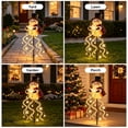 thumbnail image 6 of Clearance! Snowman Magic Fountain - Flowing Snowflake LED Christmas Garden Light, Solar Christmas Yard Stake with Cascading LED Strands, Snowman Outdoor Garden Decor, 6 of 7