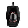thumbnail image 3 of Bolsa para casco, bolsa de almacenamiento para casco de motocicleta, bolsa ligera para casco Oxford resistente al agua con correa, tira reflectante (negro), 3 of 5