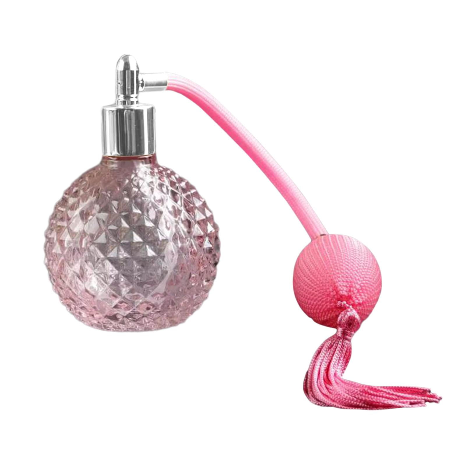 TOOYFUL Perfume Bottle Spray Bottle Multipurpose Small Glass Perfume Dispenser Perfume for Store Home Travel Accessories Men Pink