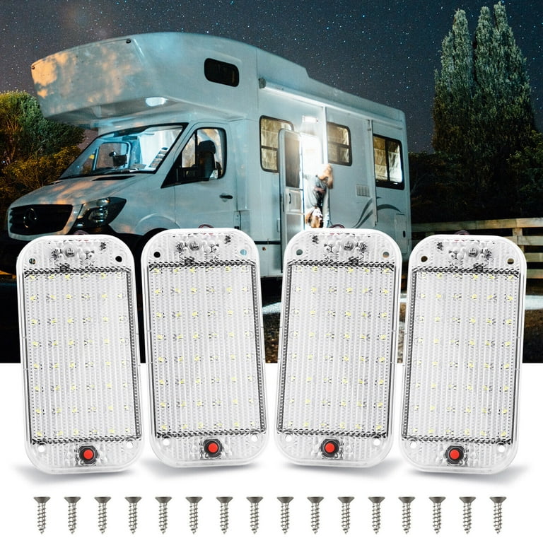 Car RV Trailer Camper Boat Caravan Motorhome Van Truck Lorry Camper on/off  Dimming Switch 12V LED Interior Bar Ceiling Dome Light Fixture Interior  Lighting - China Auto Parts, Auto Accessories