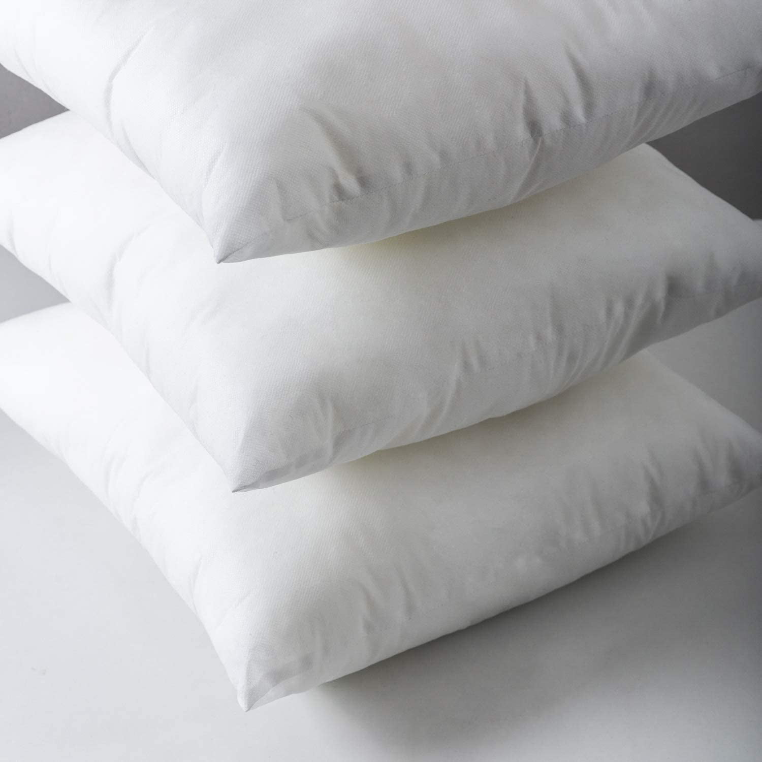 fennco styles polyester fiber white pillow insert - made in usa (11x15) 